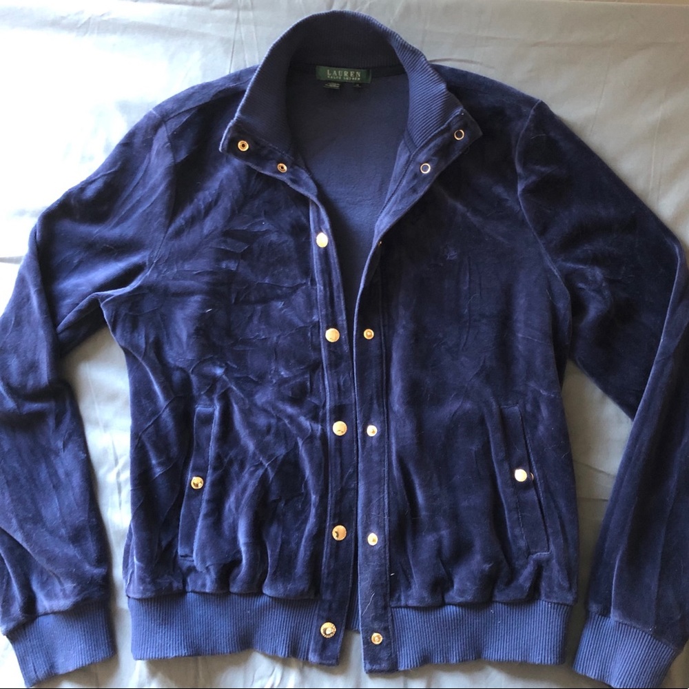 Lauren by Ralph Lauren Vintage Velour Jacket